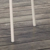 Set 4 Sedie in Plastica con Piedini Antiscivolo, 59x55x84 cm, Grigio