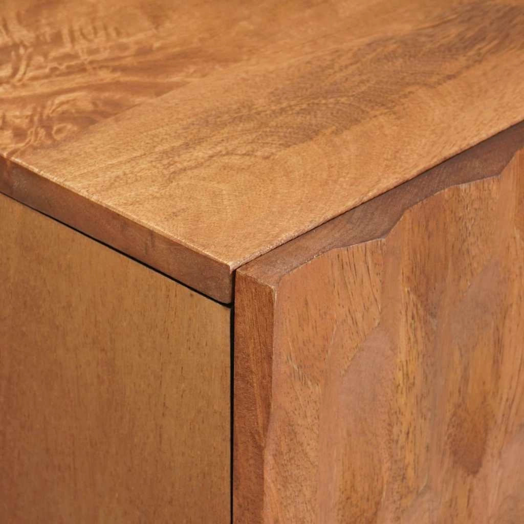 Mobile porta TV moderno con ripiani funzionali 105 x 33 x 46 cm in legno di mango marrone 02_0057773