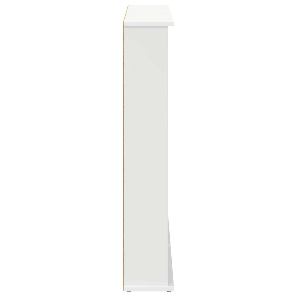 Mobile per CD 2 pz Bianco 60 x 17 x 92 cm Legno ingegnerizzato 8012731