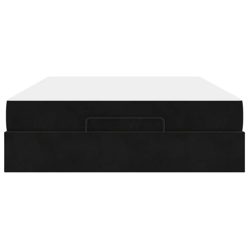 Struttura letto con materasso 2 pcs Nero Velluto 3399566