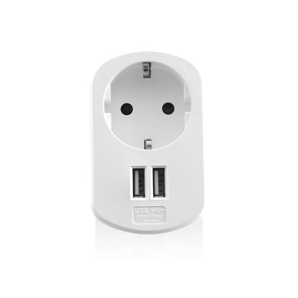 CARICATORE DA CASA 2 PORTE USB 3.1 PAS.