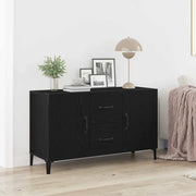 Credenza Rovere Nero 100 x 36 x 60 cm Legno multistrato 862762