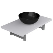 Set Mobili da Bagno | Armadio da bagno 2 pz Ceramica Bianco