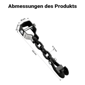 Farm Jack – Stoßstangen-Set, 48" Wagenheber bis 3000 kg mit max. Hubhöhe 105 cm plus Stoßstangen-Adapter