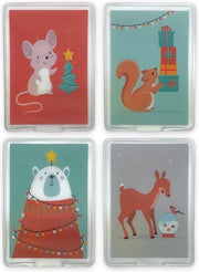 Set di 4 riscaldatori di mano per inverno con guanti riscaldanti