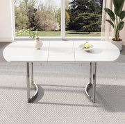 TAVOLO ALLUNGABILE 140/180 x 80 cm Bianco MDF