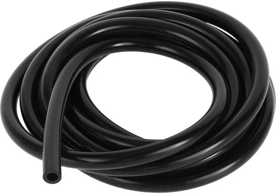 Seringa di acciaio in silicone per aspirazione 12FT - 6mm di diametro interno - resistente al calore - massimo 130PSI - facile da installare