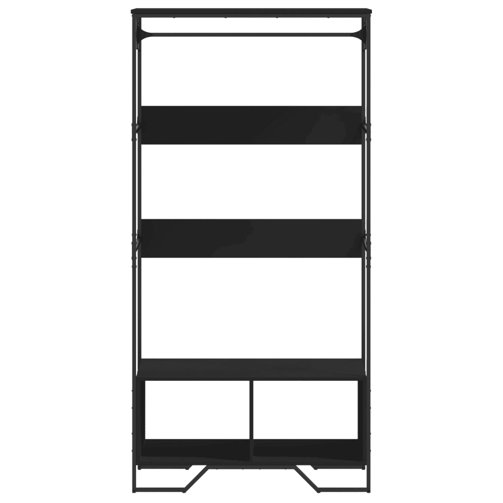 Armadio Nero 90x50x180 cm in Truciolato