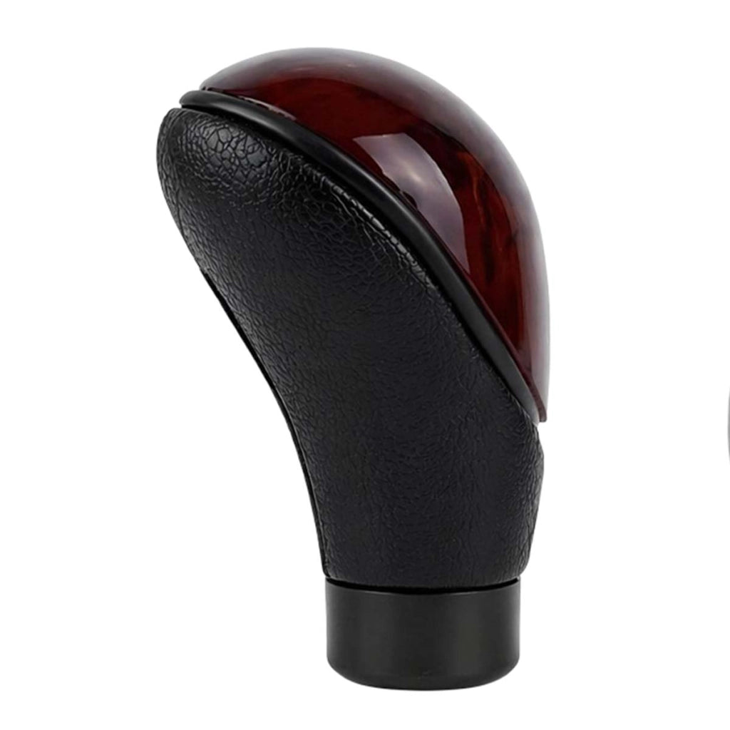 Pomello Leva del Cambio Universale Effetto Legno con Rivestimento PU Ergonomico Nero Avizar