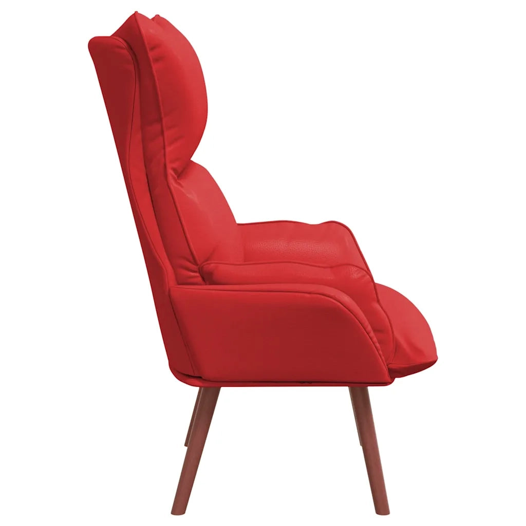 Divano Sedia-Poltrona Rosso 69 x 74 x 93 cm Pelle Artificiale 889451