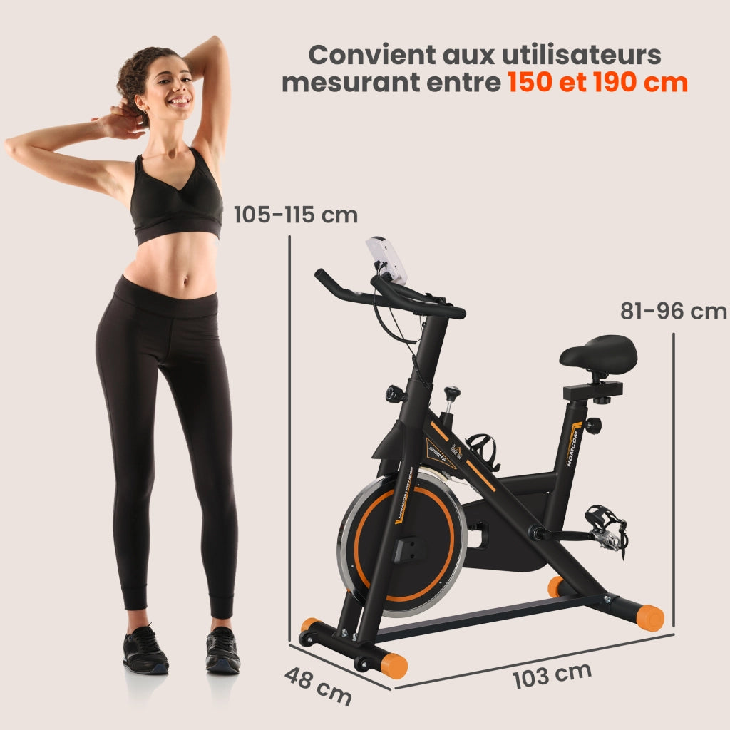 Ciclismo da interni ¨C zephmum ¨C 103x48x115cm nero