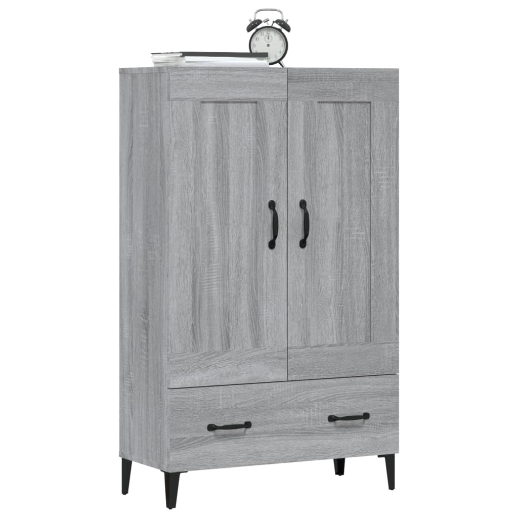 Credenza credenza cassettiera mobile contenitore organizer cucina soggiorno soggiorno Sonoma 70 x 31 x 115 cm derivati ​​del legno grigio 02_0036505