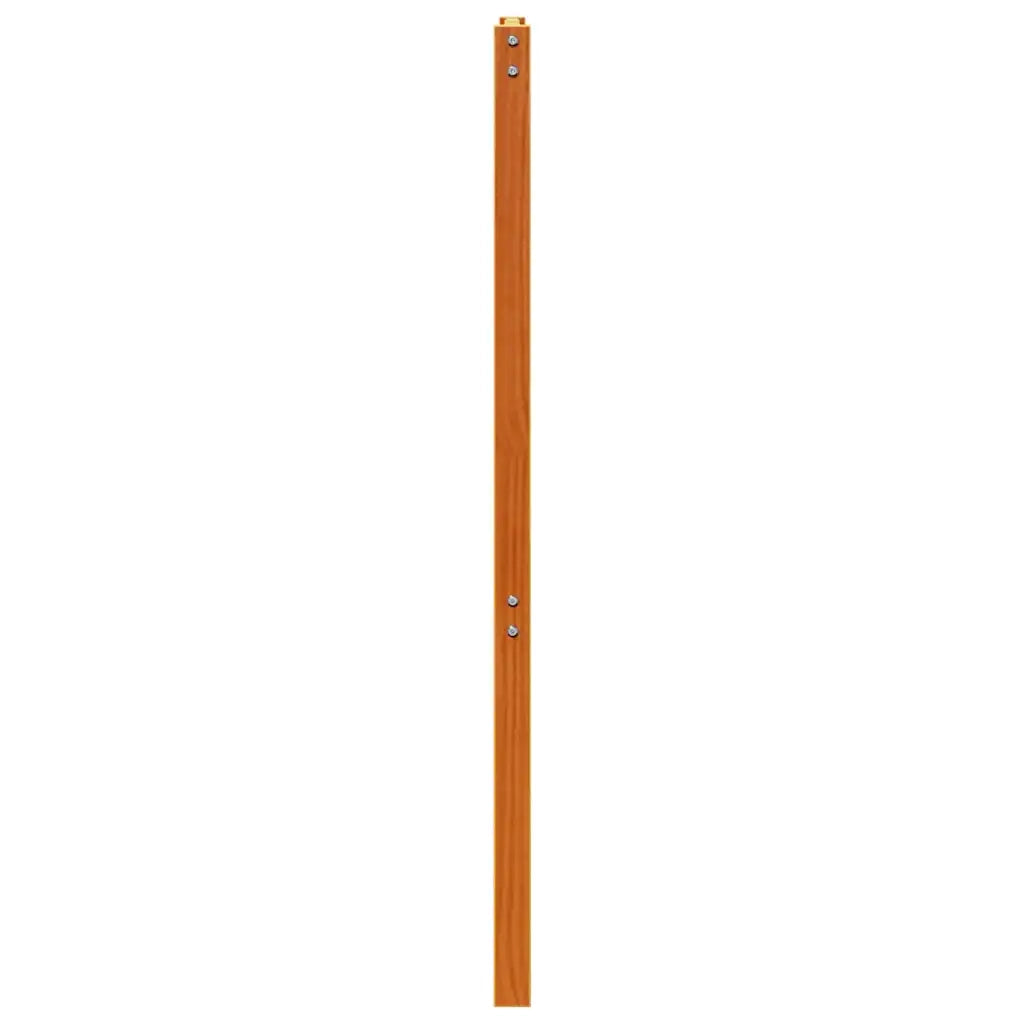 Testiera Marrone Cera 135 cm in Legno Massello di Pino 844190