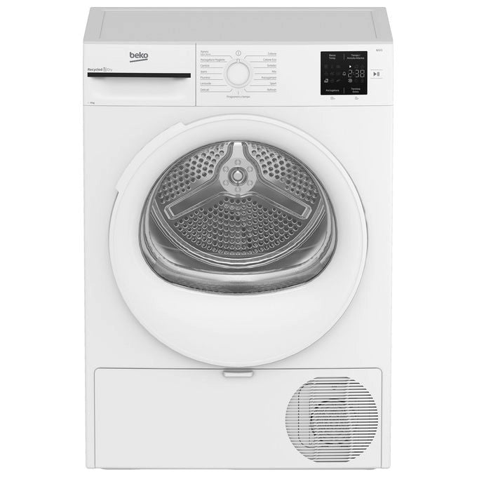 BEKO Asciugatrice BMT83EW 8kg Linea Estetica NX motore asincrono Display digitale Classe D Bianca
