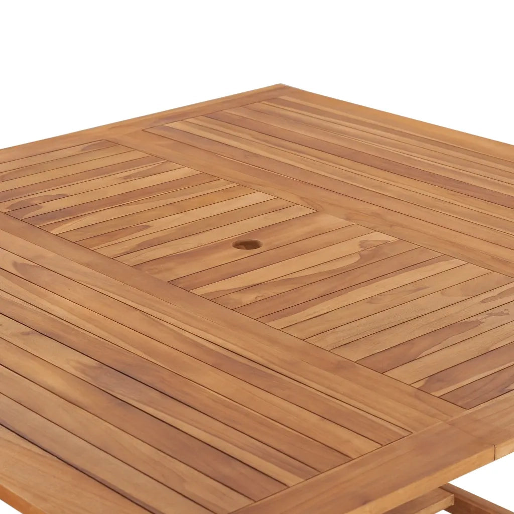 Tavolo da Giardino 150x150x76 cm in Legno Massello di Teak cod mxl 34239