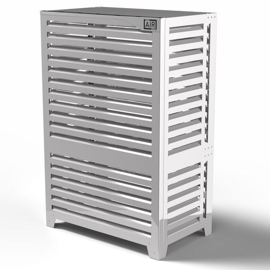 Cover Pompa di Calore 135x74x112 cm a Terra Indipendente Big Blade XXL Bianco