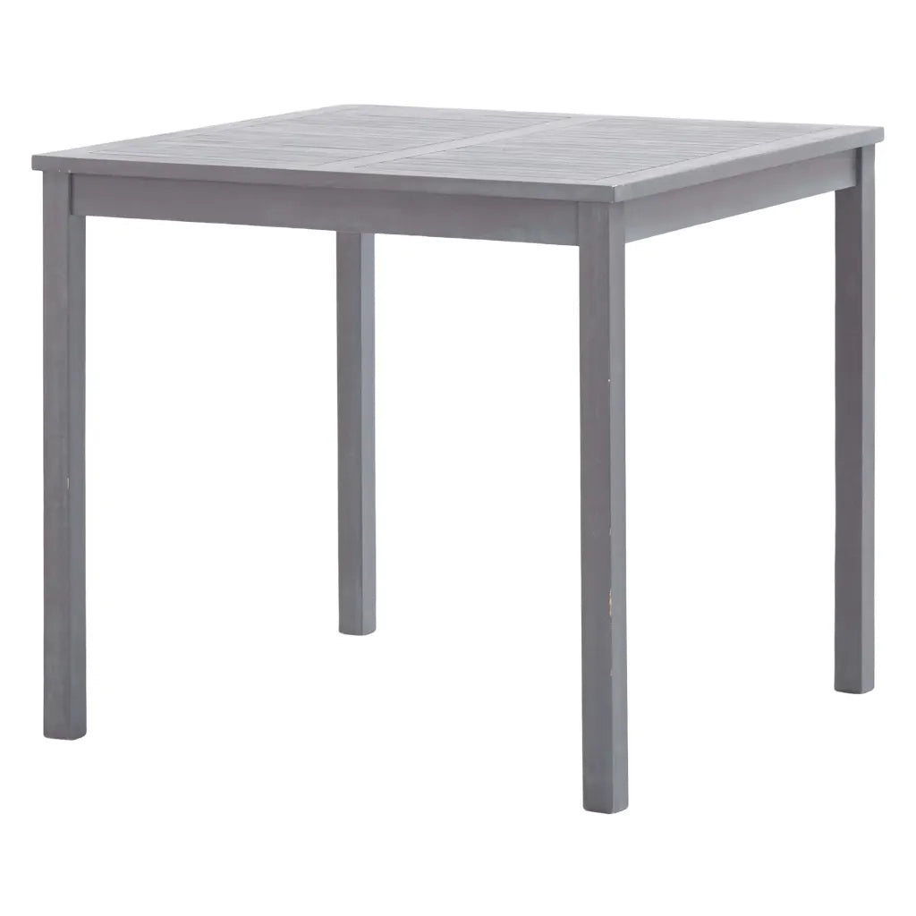 Set da Pranzo per Giardino 5 pz Legno Massello di Acacia Grigio cod mxl 44483