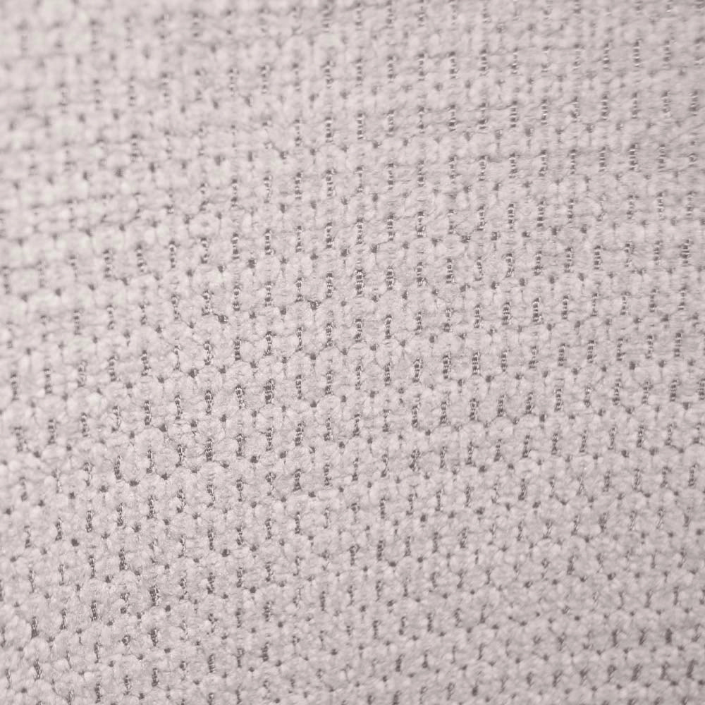 Sedia da sala pranzo Kety in microfibra colore beige con gambe in metallo nero