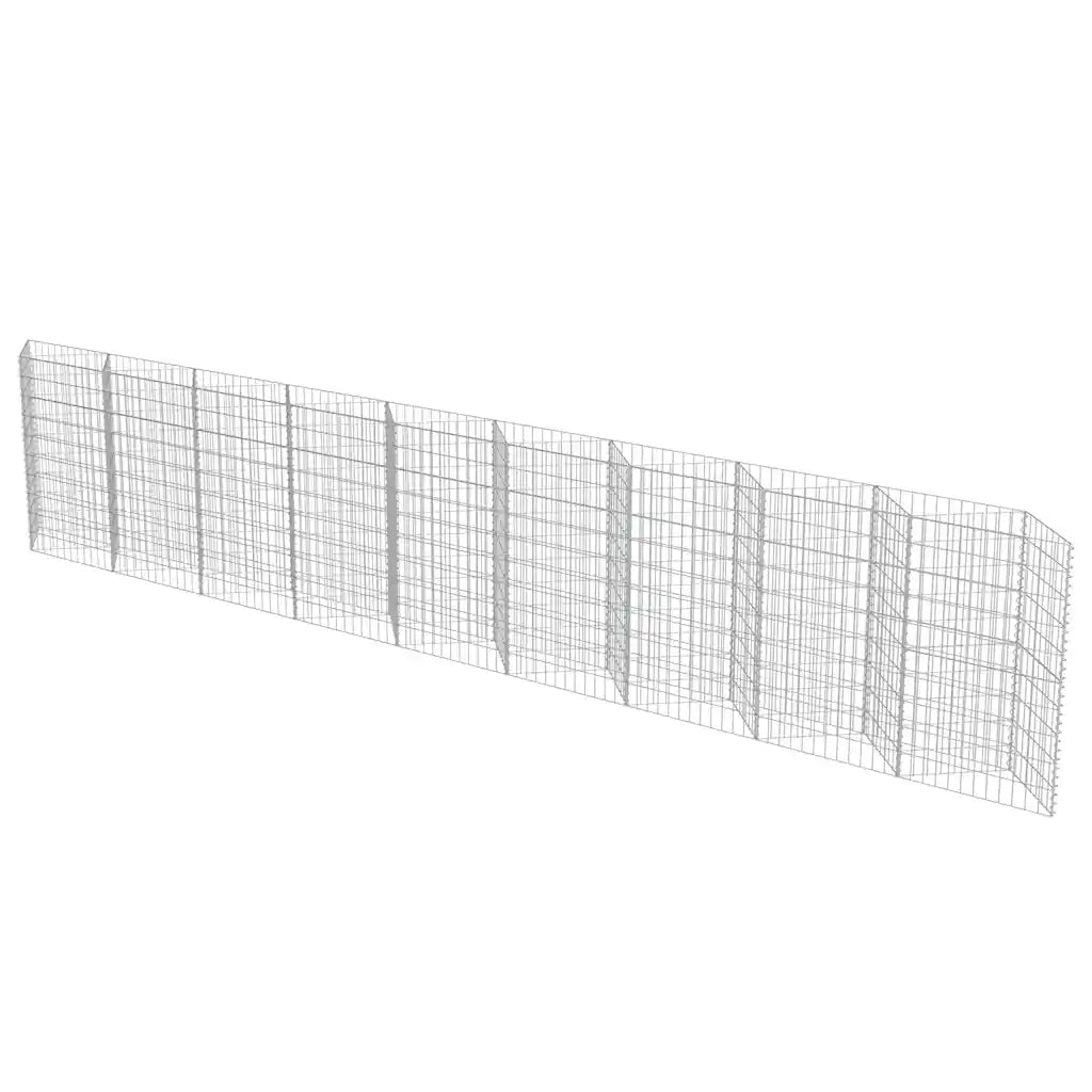 Gabbione in Acciaio Zincato 630x30x100 cm cod mxl 14596
