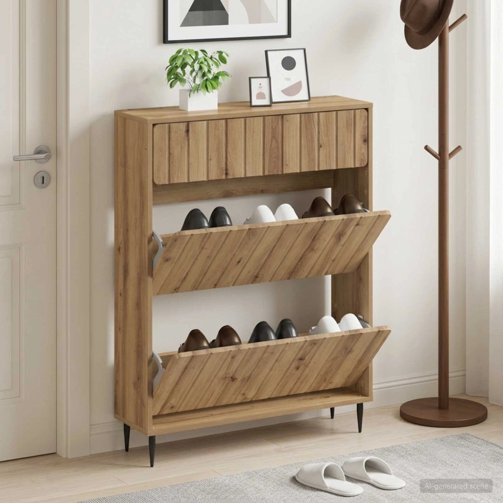 Mobile per scarpe ZWOLLE 78 x 24 x 103 cm Legno ingegnerizzato 896444