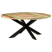 Tavolo da Pranzo Rotondo 175x75 cm in Massello di Recupero  cod mxl 64423
