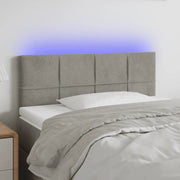 Testiera a LED-Testata con LED Grigio Chiaro 90x5x78/88 cm in Similpelle 559428