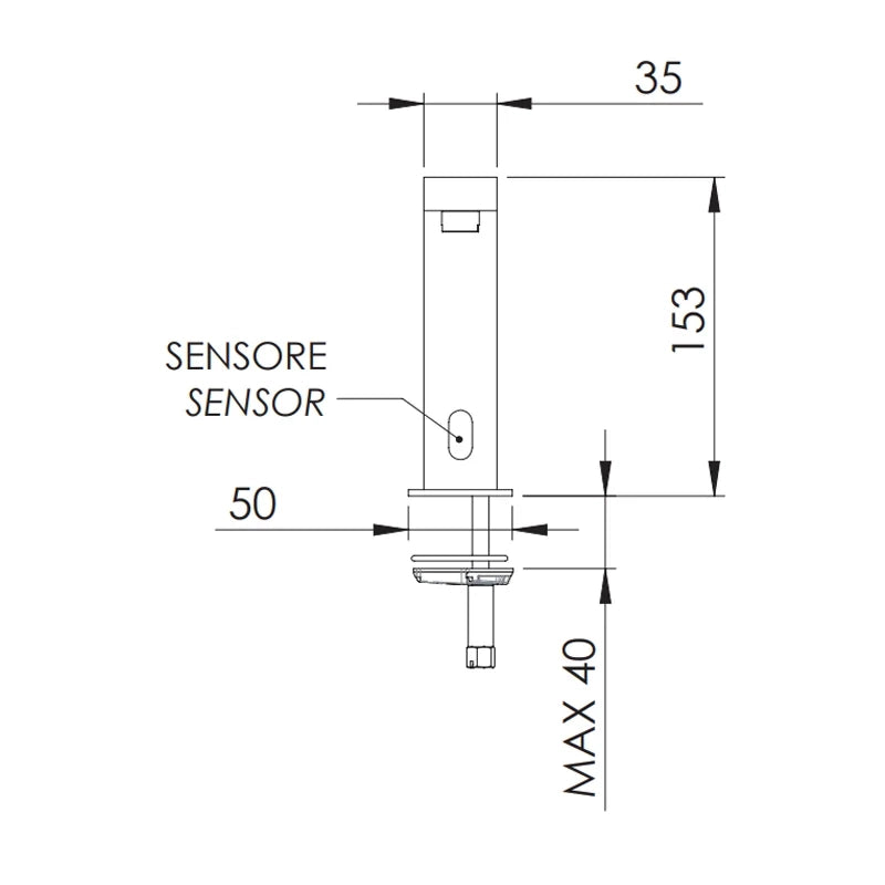 Sensor - miscelatore elettronico a sensore
