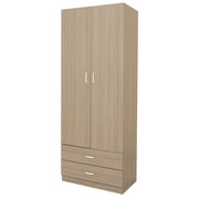 Armadio 2 Ante + 2 Cassetti Dimensione 60x52x180cm