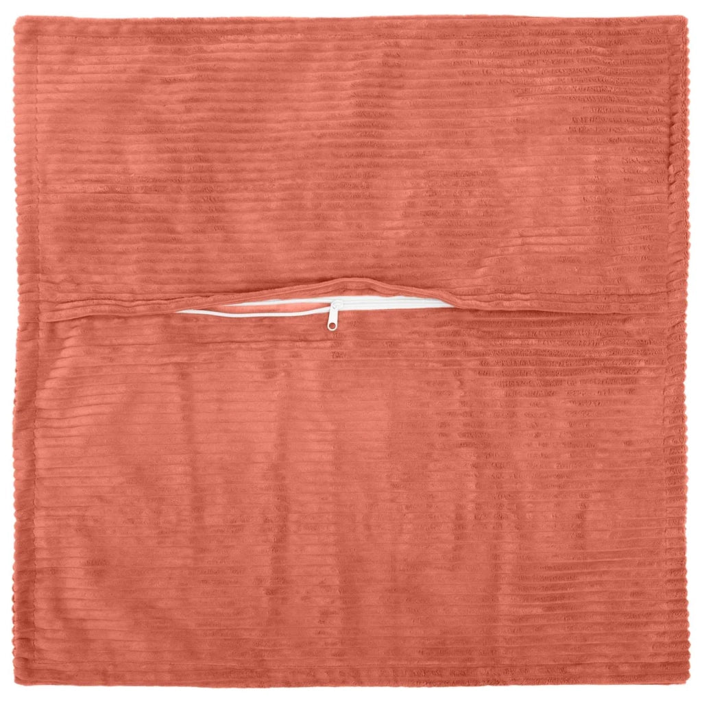 Federa 6 pz HOUTEN Rosso Arancio 65 x 65 cm corduroy 921036