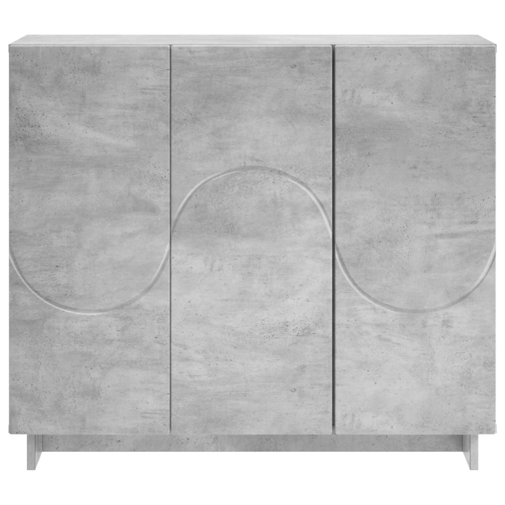 Credenza Grigio Cemento 85,5 x 31 x 75 cm Legno ingegnerizzato 8011543