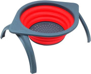 Vouwzeef per cucina, silicone per la qualità alimentare, pieghevole e duraturo, rosso, verdura e frutta, supporto pieghevole.
