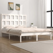 Giroletto senza Materasso-Struttura Letto Bianco 160x200 cm Legno Massello Pino 429893