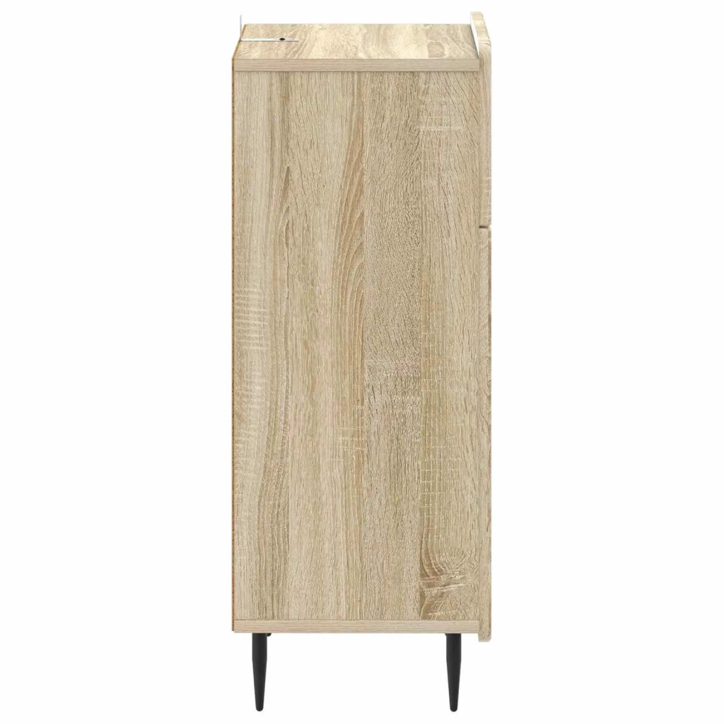 Mobiletto da Bagno ZWOLLE Rovere Sonoma 30 x 31 x 79,5 cm 896387