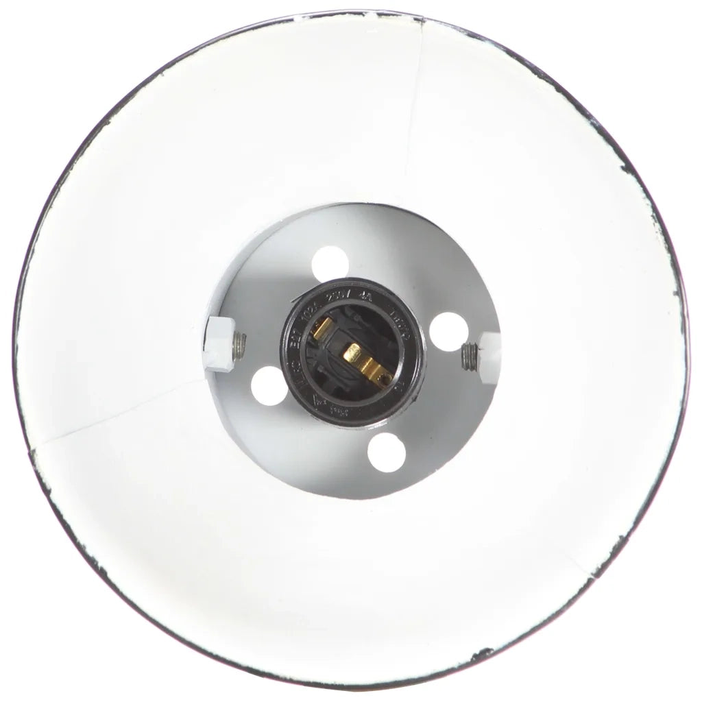 Lampada da Scrivania Industriale Nera Rotonda 58x18x90 cm E27 320553