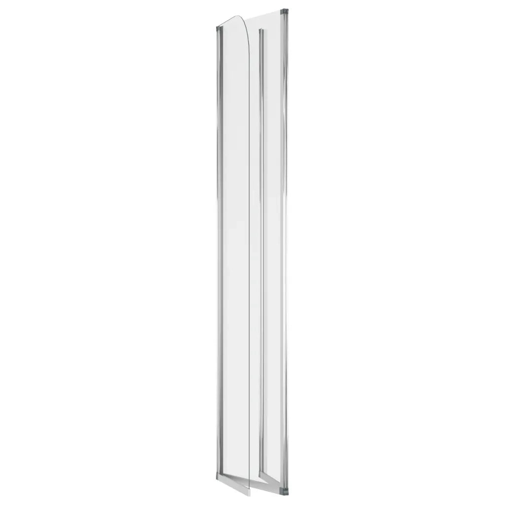 Cabine da Bagno 2 pz 104x130 cm in Vetro Temperato Trasparente cod mxl 40544