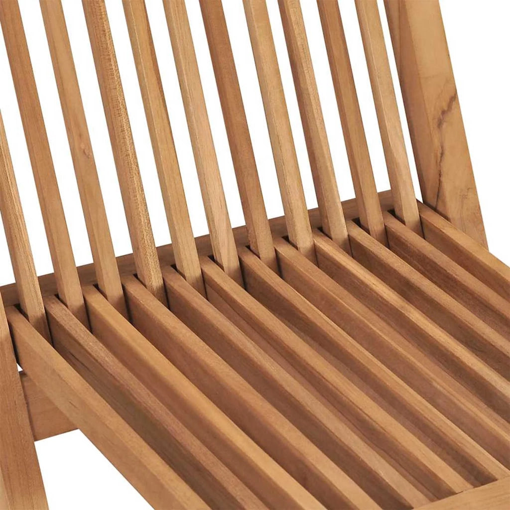 Set Bistro da Giardino 3 pcs Marrone Legno Teak Massello