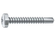 500pz vite autoperforante tc cava ph in acciaio zincato bianco - ø mm.4,8x25 cod:ferx.fer439930