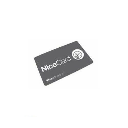 TESSERA A TRANSPONDER RIPROGRAMMABILE TRAMITE PALMARE MOU NICE MOCARDP CONF 10PZ