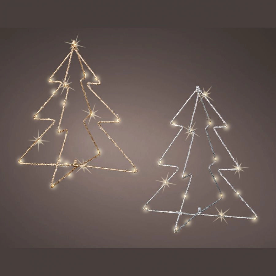 Albero di metallo con luci per interno 2ass