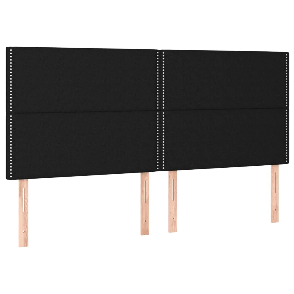 Giroletto senza Materasso Nero 160x200 cm in Tessuto 3124986