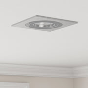 Faretti incassati 12 pz Quadrato GU10 Argento 91x91 mm