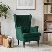 Divano Sedia-Poltrona Verde Scuro Velluto 782627