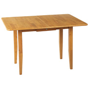 Tavolo da pranzo allungabile in legno chiaro 90/120 x 60 cm con cassetto