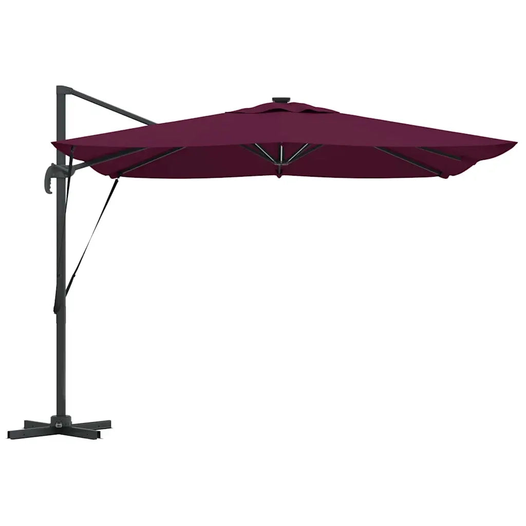 Ombrellone Rosso Bordeaux 286 x 284 x 270 cm 42003325