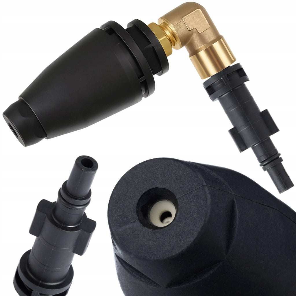 Ugello Rotante Angolare 90° – Compatibile con Idropulitrici Bosch, Black Decker, Macallister | Pressione Max 150 Bar