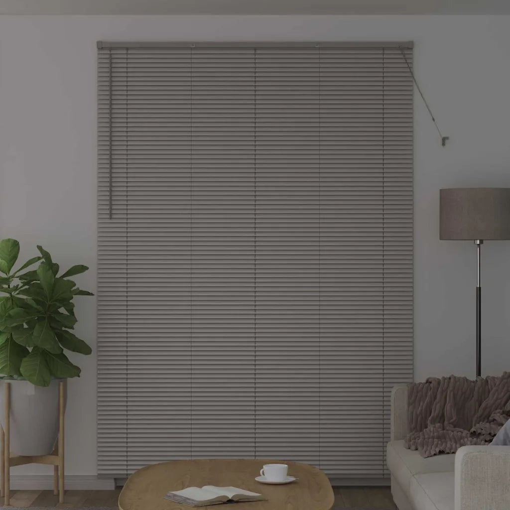 Tendaggi a Veneziana | Tenda a lamelle Argento 220 x 160 cm Alluminio