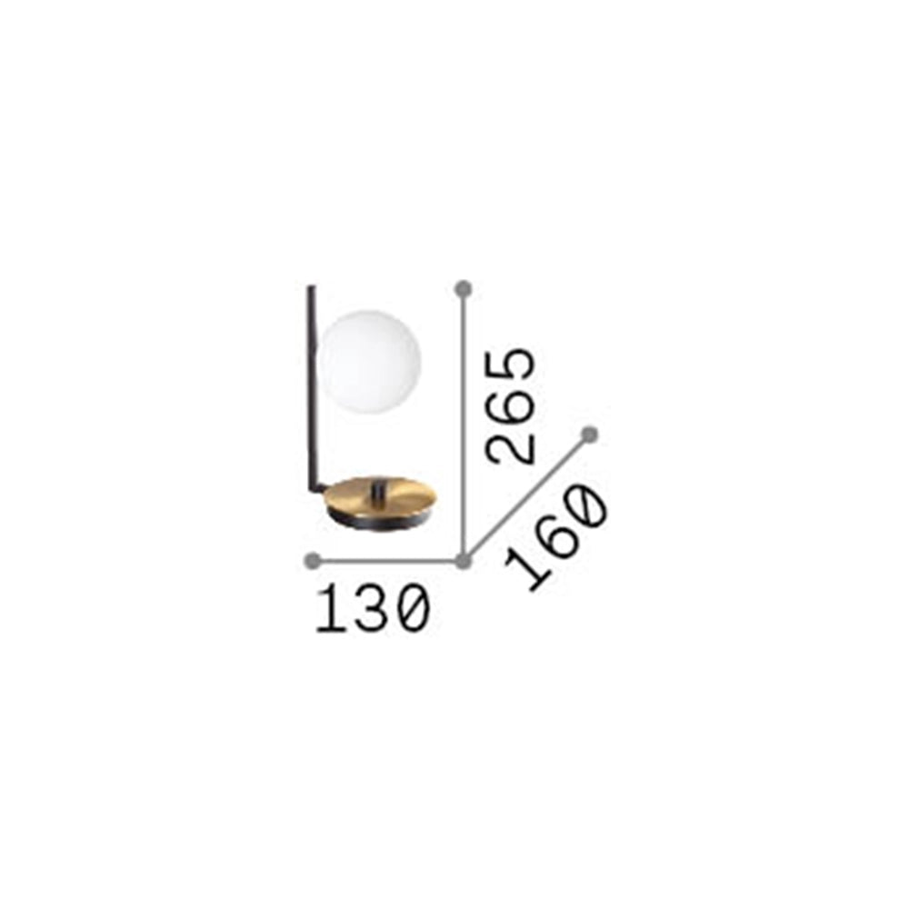 Lampade Da Scrivania Industrial-Minimal Birds Metallo Nero 1 Luce G9 3W 3000K