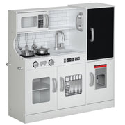Cucina Giocattolo Bambini ¨C zephmum ¨C Bianco 83.8x26.8x81 cm