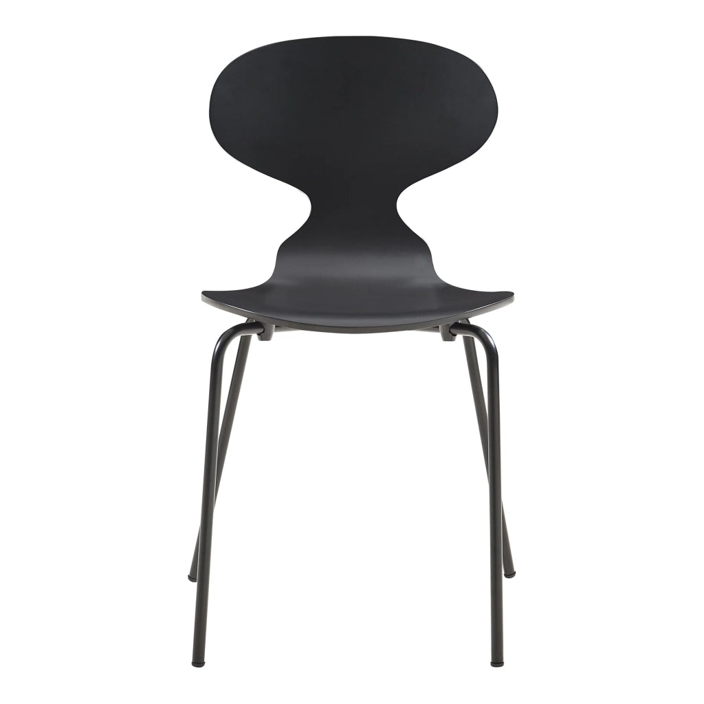 Set di 4 sedie da pranzo dal design moderno e robusto nere 03_0009837