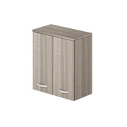 Pensile per lavanderia 2 ante con ripiano colore Olmo H77x71x38cm